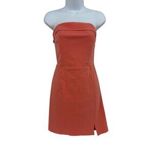 Verona Coral Strapless Dress Mini Skirt Short Romper Shorts Beach Festival 8